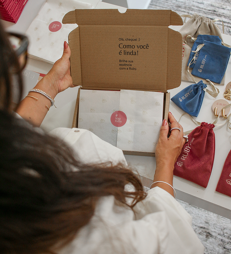 Experi&ecirc;ncia de receber uma encomenda Ruby Store