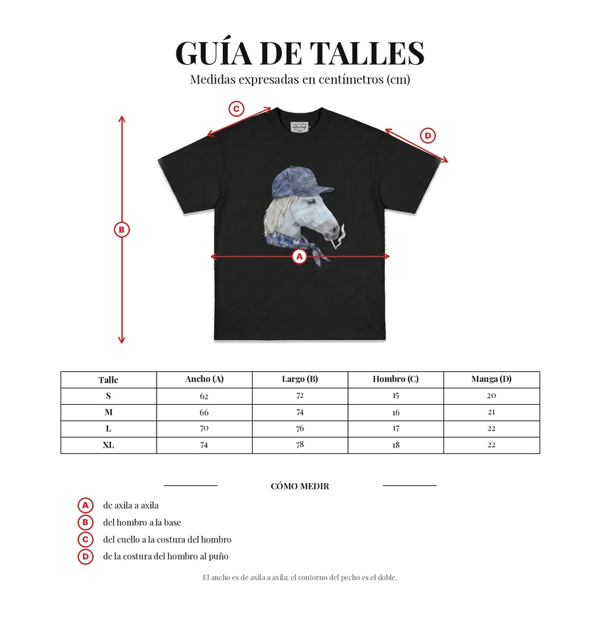 Guía de talles