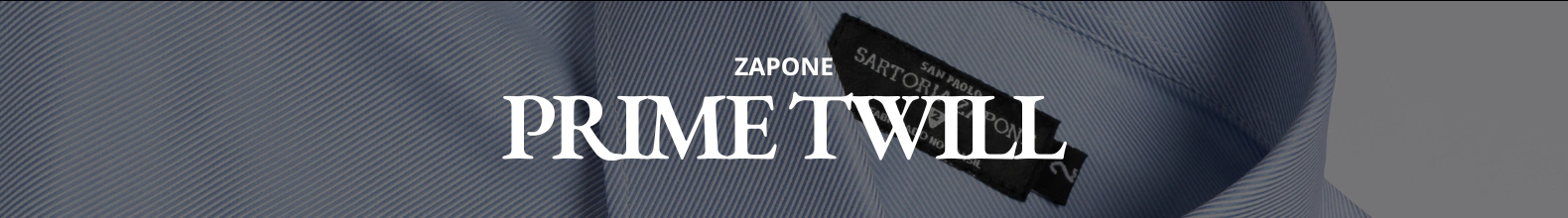 Banner da categoria Prime Twill - O ápice da sofisticação executiva.