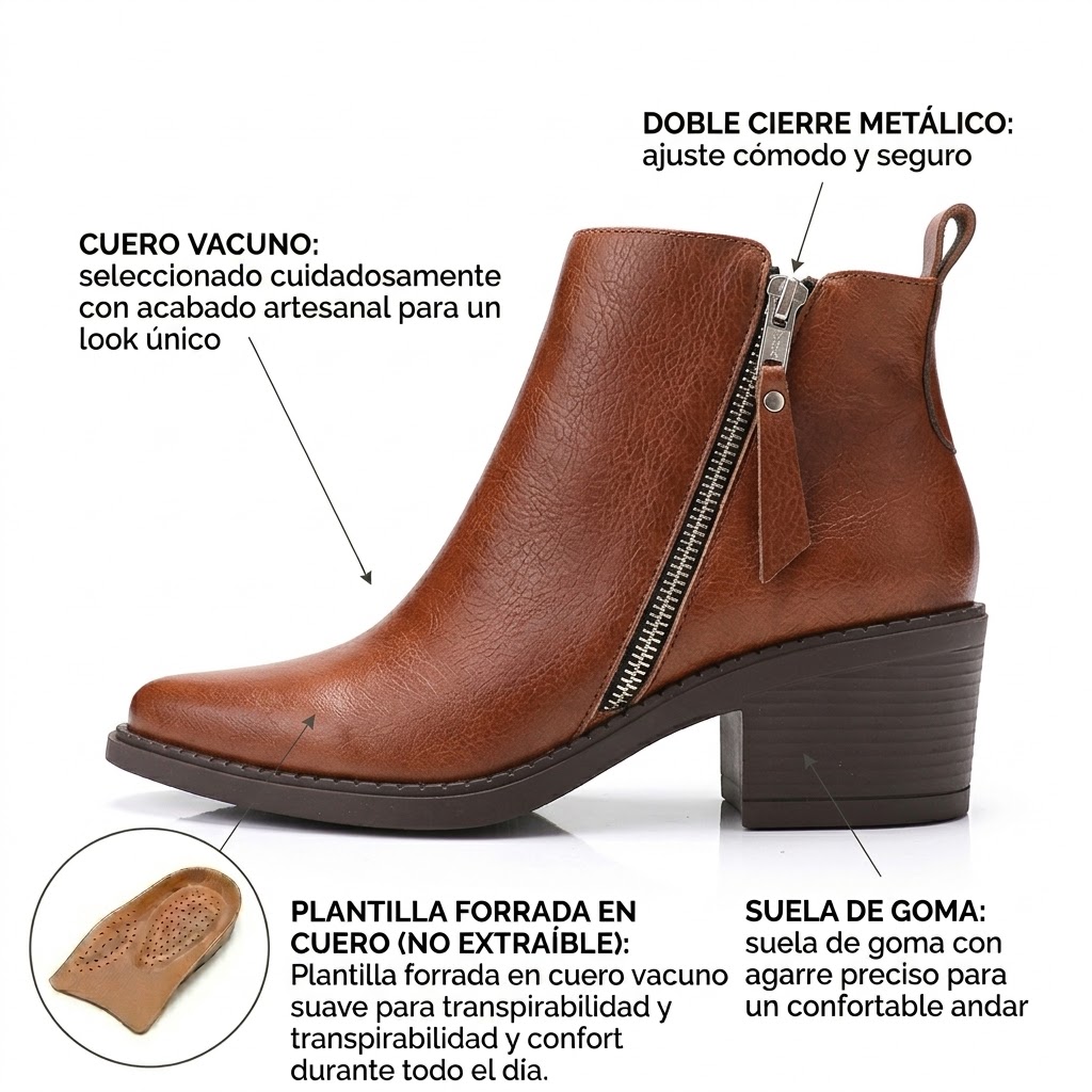 Materiales Bota Ginebra Suela OGGI Shoes