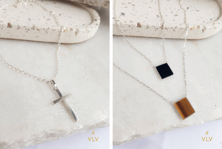 Joia masculina em prata 950 da Coleção Vive La Vie.