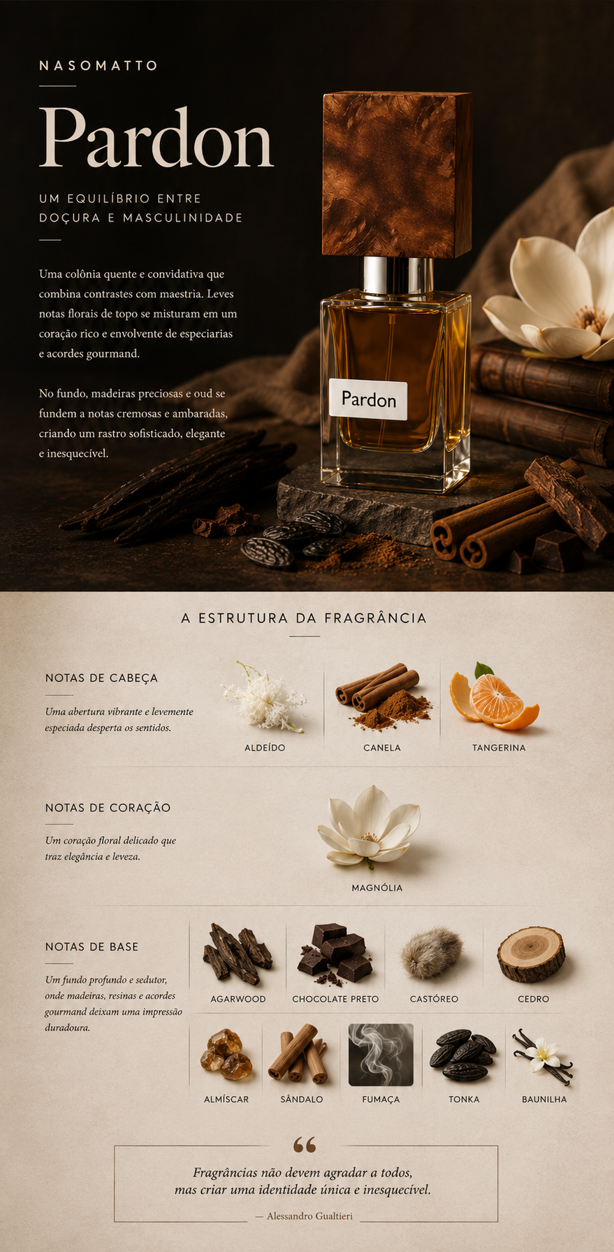 Pardon Nasomatto 30ml - Extrait de Parfum Masculino Elegante