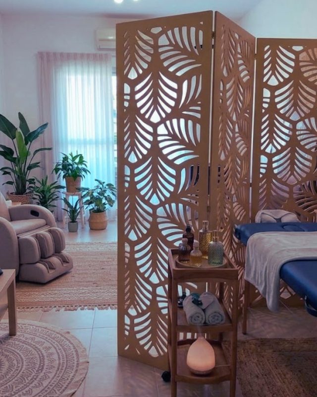 Sala de masajes con Biombo Zenit