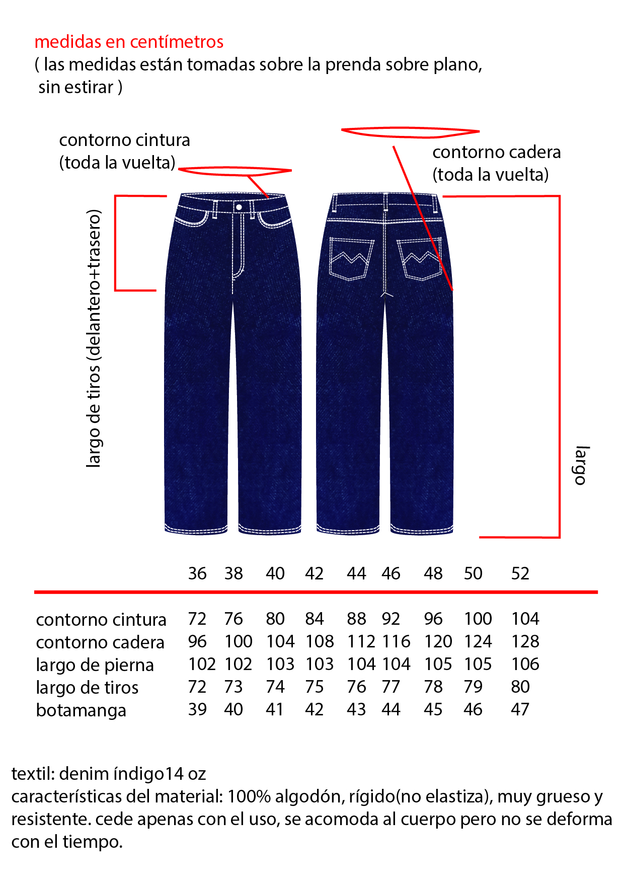pantalon jean denim
