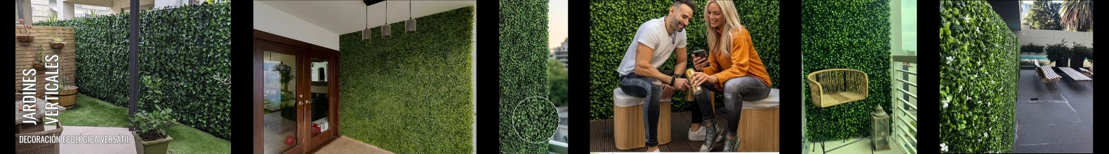 Banner de la categoría JARDINES VERTICALES SINTÉTICOS - SIN MANTENIMIENTO