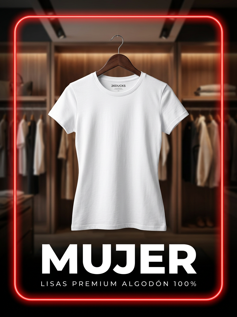 Remeras lisas mujer