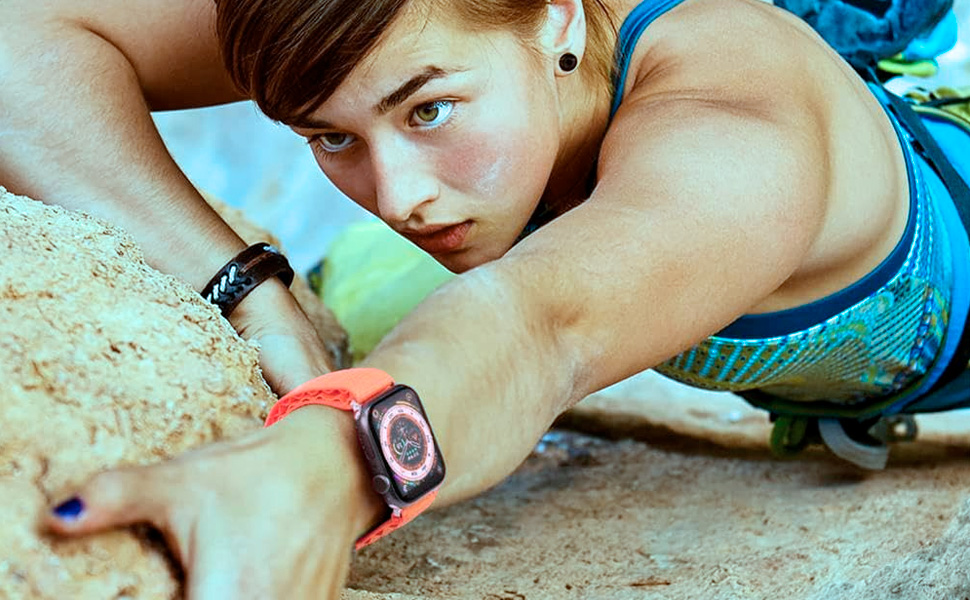 Pulseira Alpinista em uso aventureiro