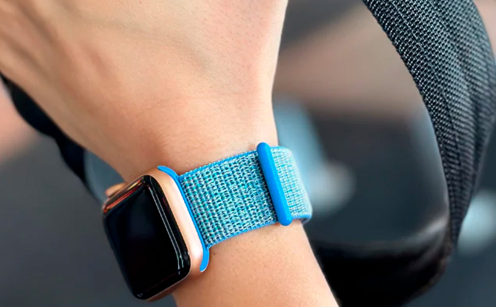 Detalhe do material de nylon da Pulseira Nylon Loop