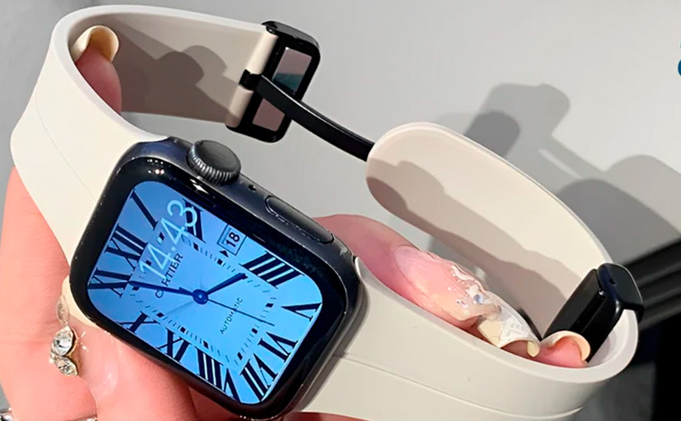 Pulseira Silicone Deployant em uso esportivo