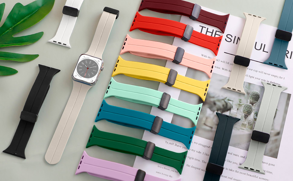 Variedade de cores da Pulseira Silicone Deployant