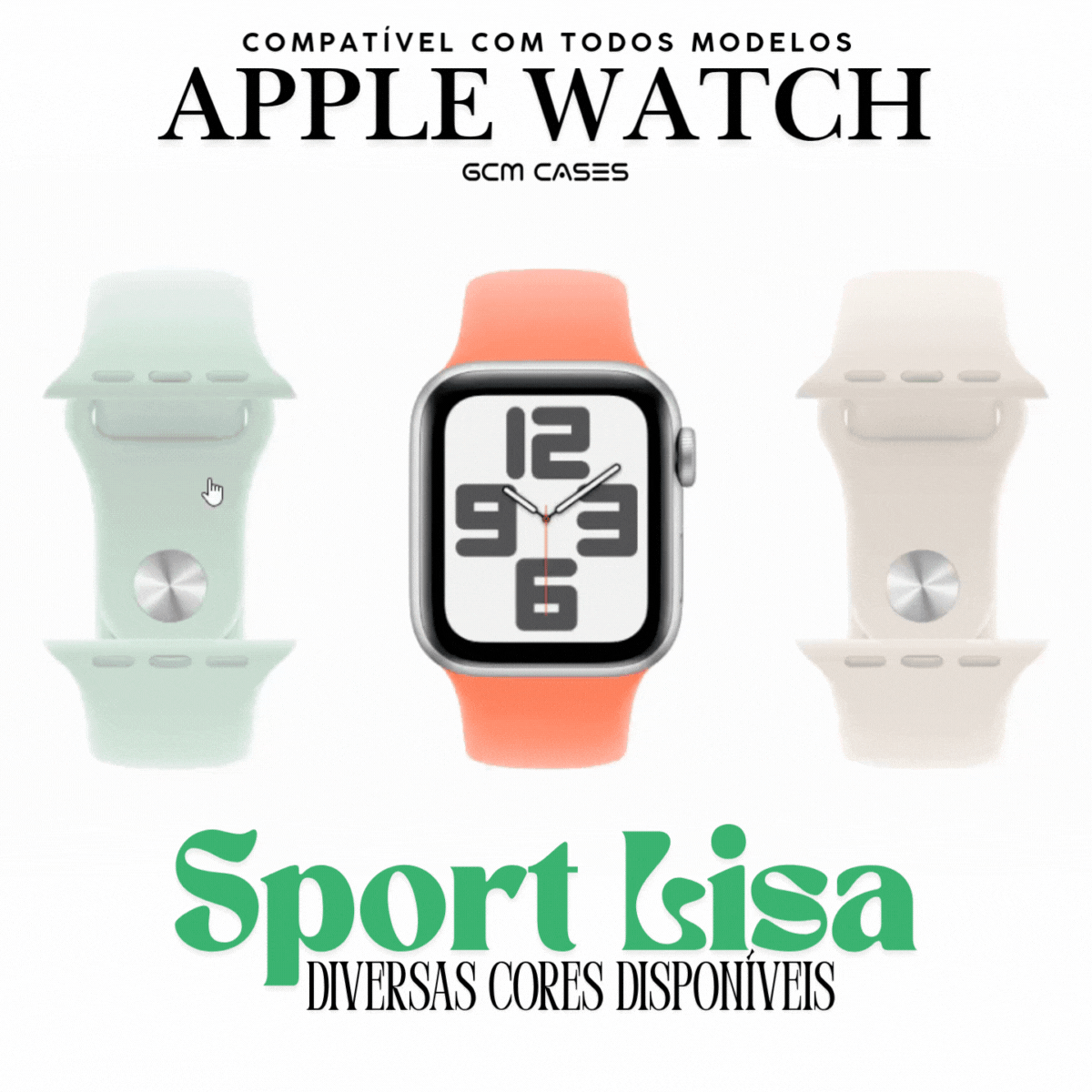 Pulseira de Silicone Apple Watch - Compatibilidade e Tamanhos