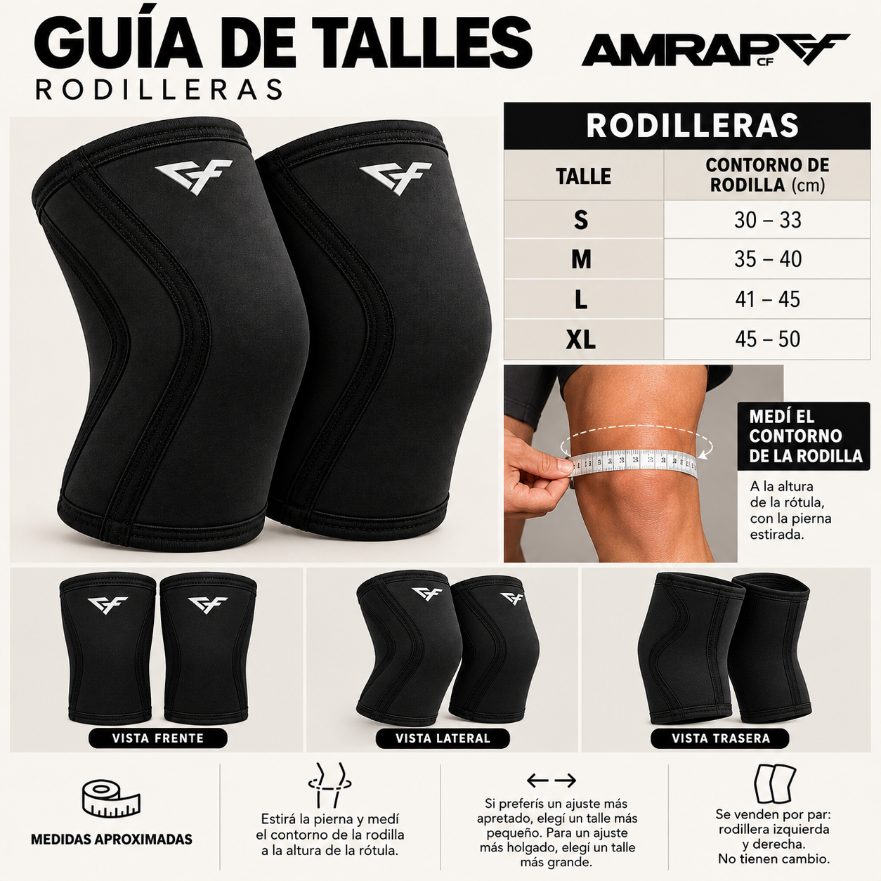 Rodilleras unisex 7mm PRO ELITE
