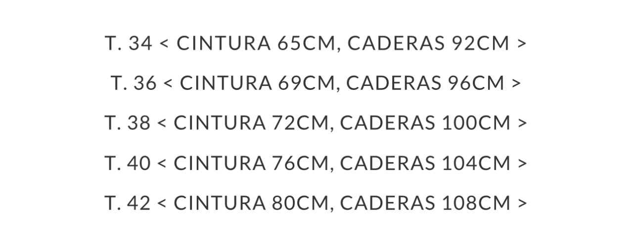 TABLA DE TALLES 