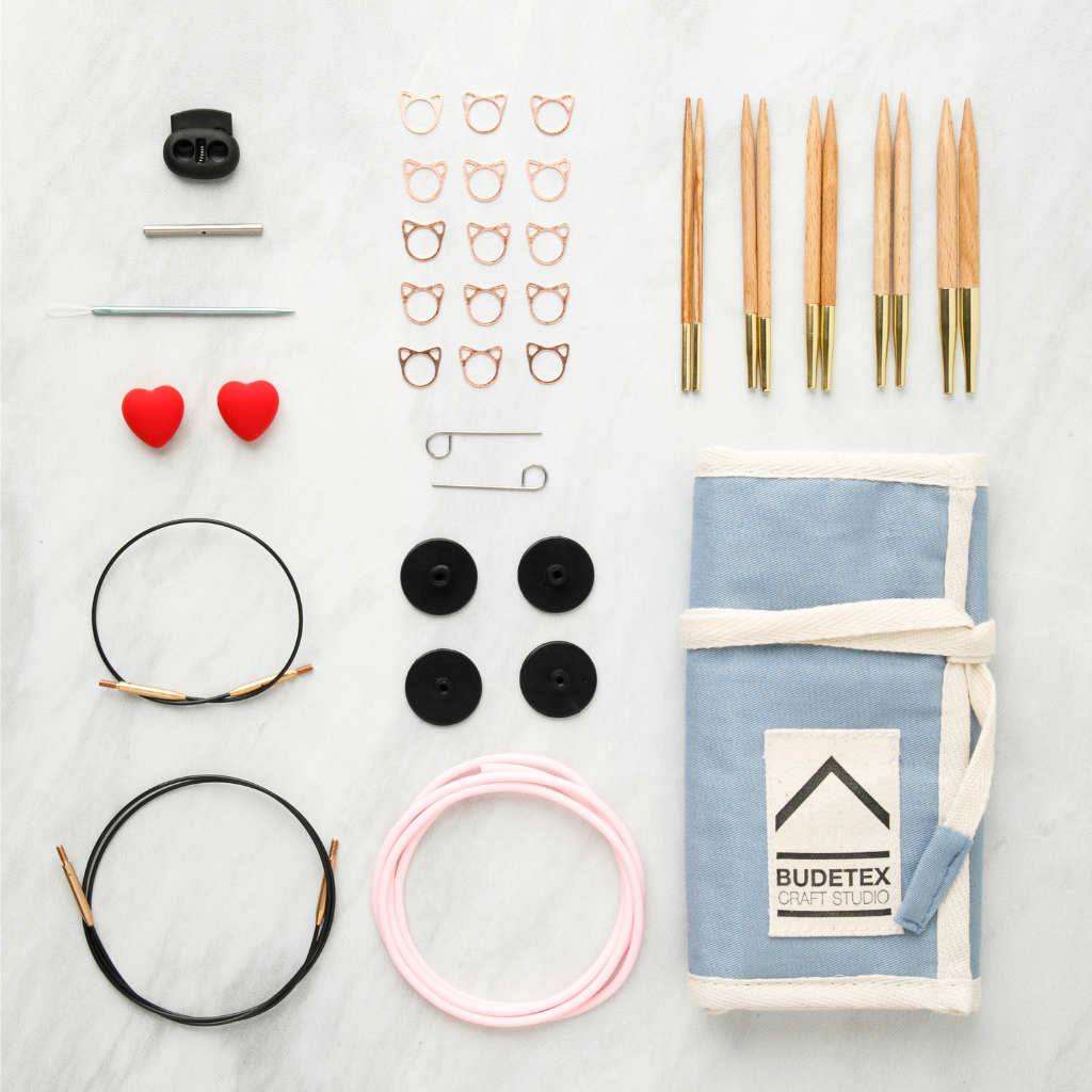 ESENCIA Set Budetex Craft Studio | Interchangeable circular needles