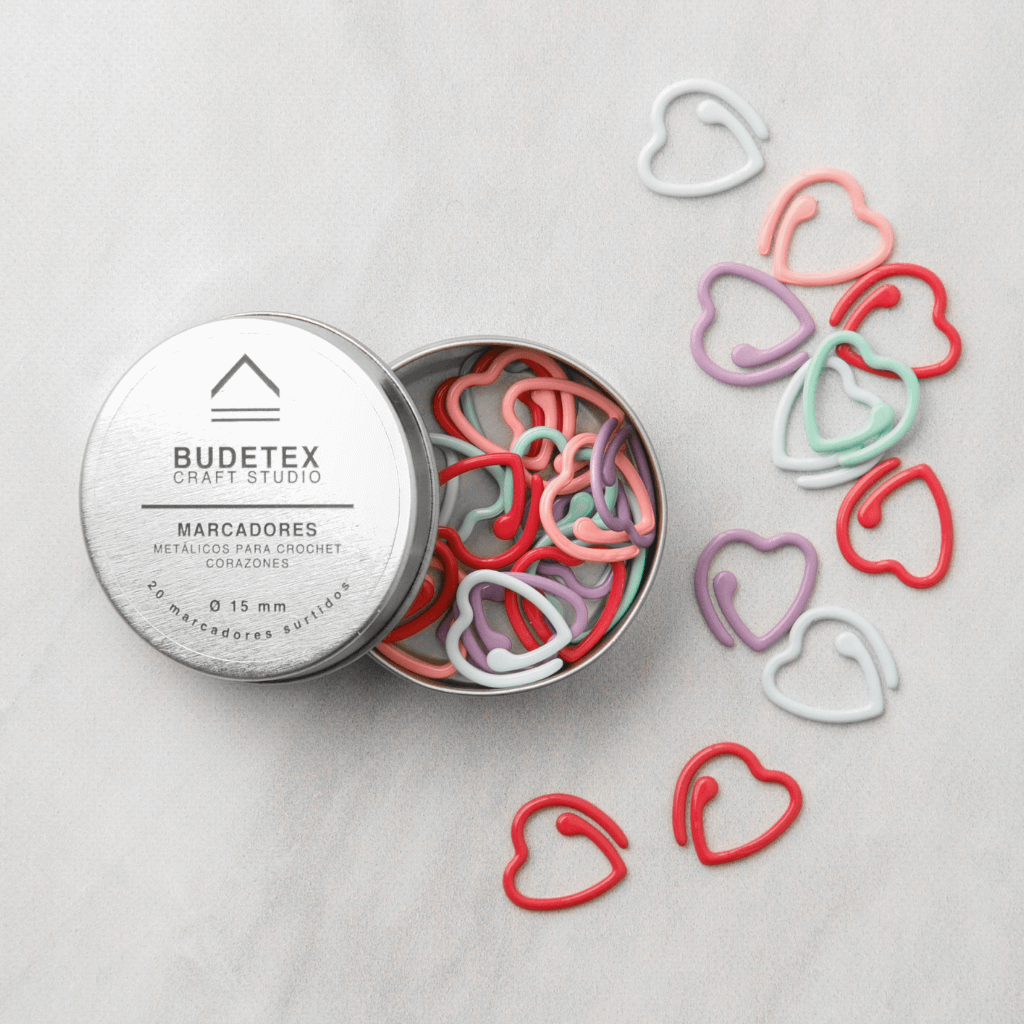 Heart Crochet Stitch Markers | Budetex Craft Studio