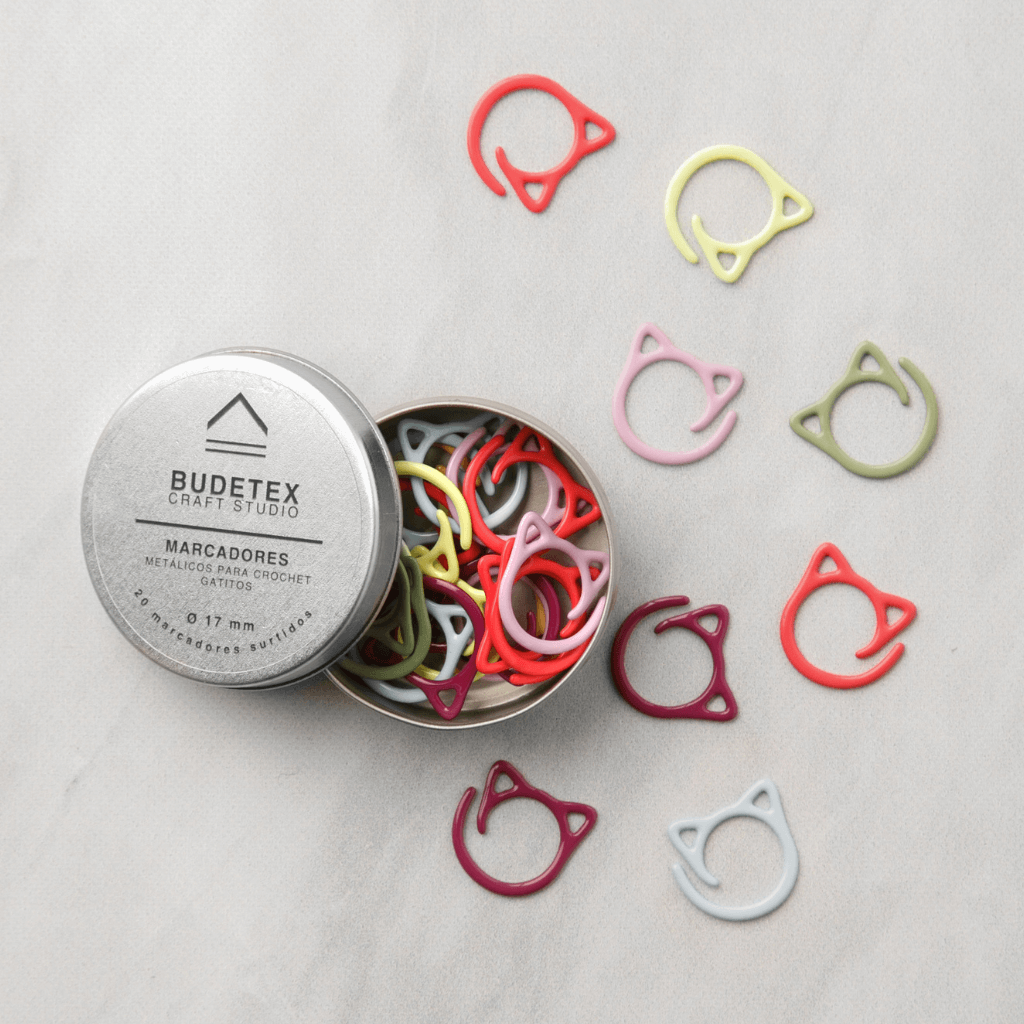 Assorted Kitten Crochet Stitch Markers | Budetex Craft Studio