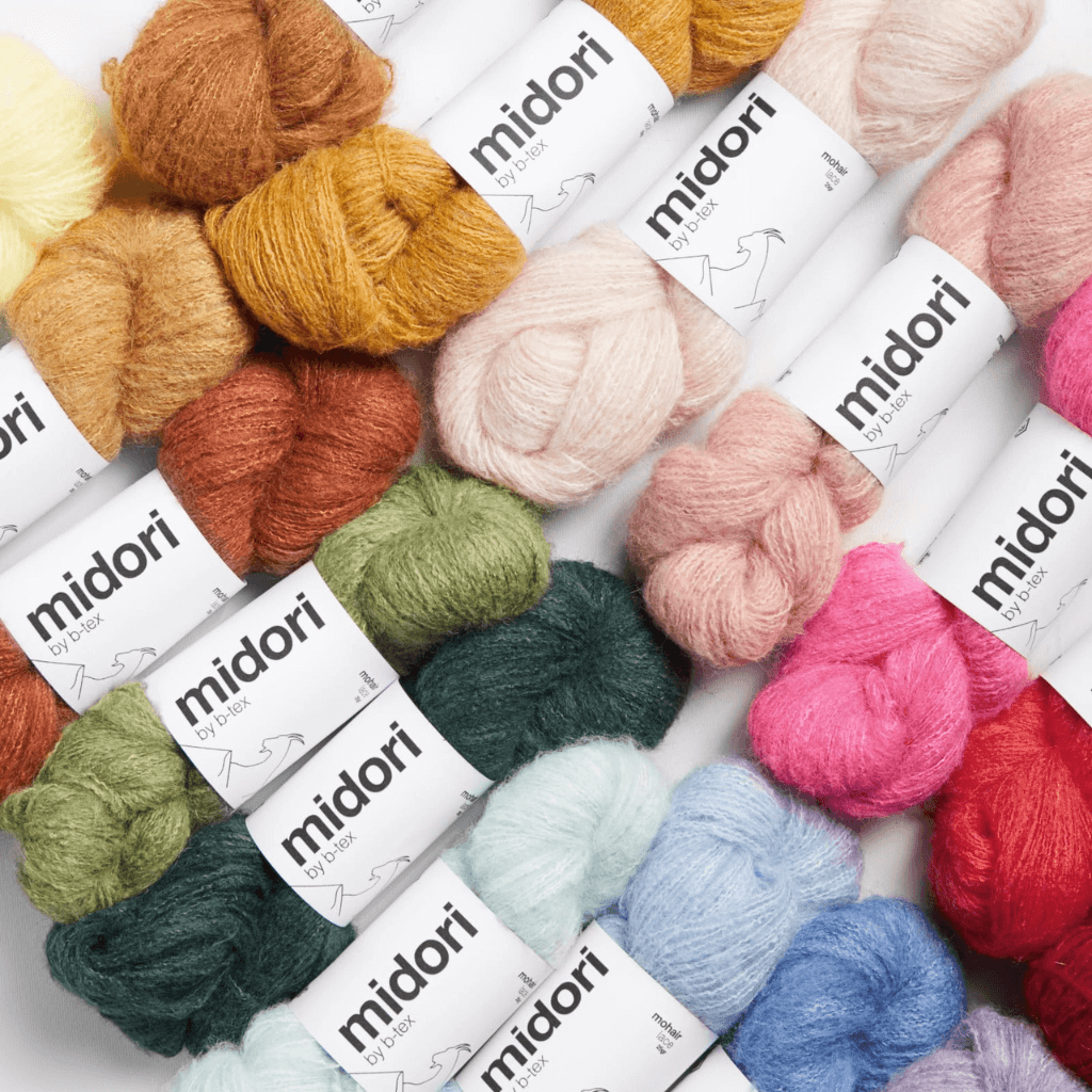 Midori | Mohair, merino and viscose yarn by Budetex