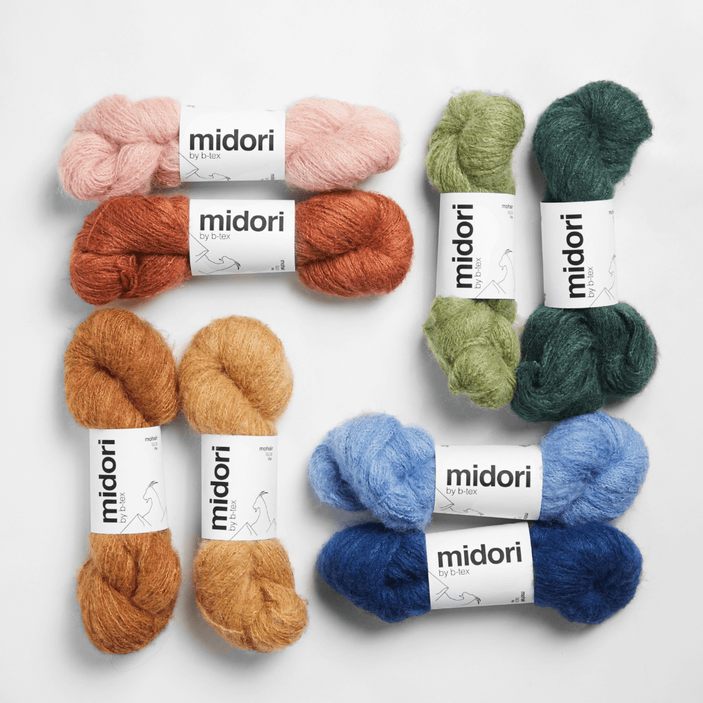 MIDORI | Hilado mohair y merino Lace B.Tex Budetex