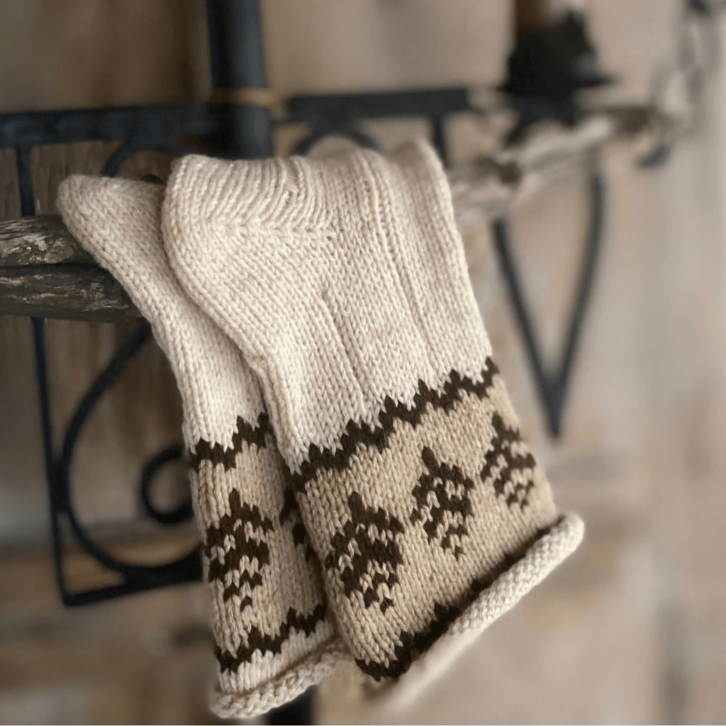 Soki | Merino sock yarn by Budetex | Design by Viviana Chaparro