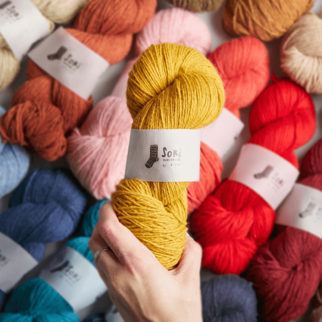SOKI | Hilado para medias merino y poliamida B.Tex Budetex