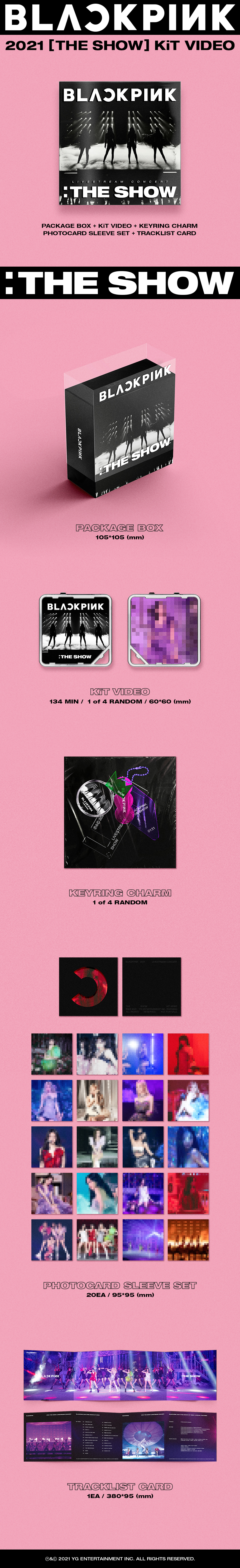 BLACKPINK - THE SHOW (KIT VIDEO): K-Pop com fretes e taxas inclusos