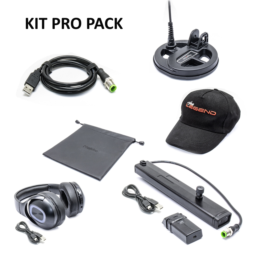 Nokta Legend PRO PACK Metal Detector – Gold & Treasure Hunting, Waterproof